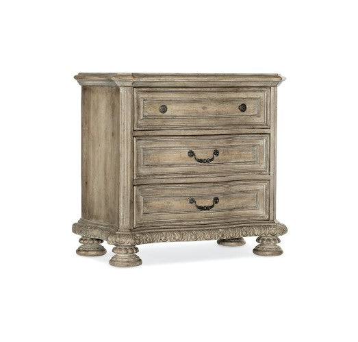 Castella Three Drawer Nightstand