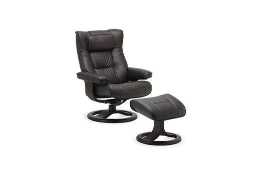 Regent Swivel Recliner with Footstool