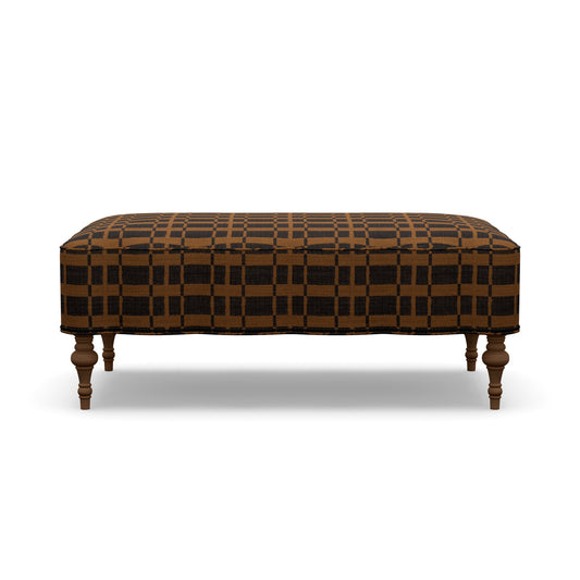 Scalloped Ottoman