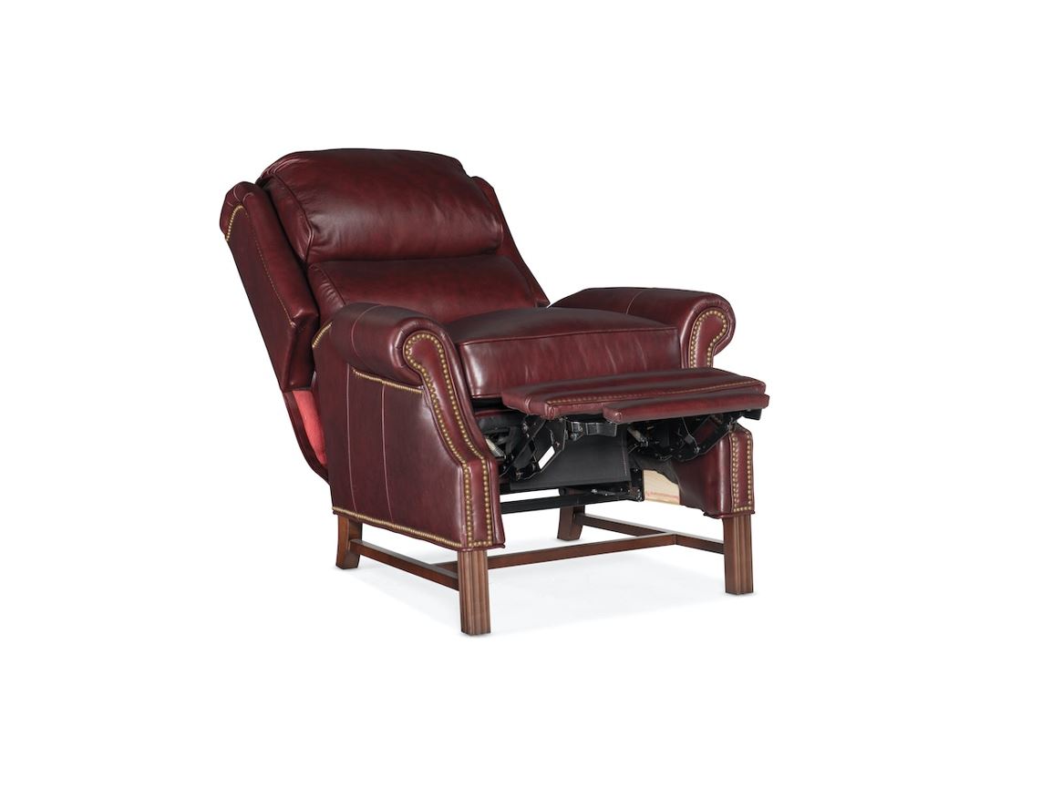 Braxton leather best sale pushback recliner