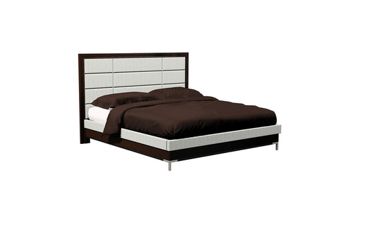American Modern 12-Panel Upholstered Bed